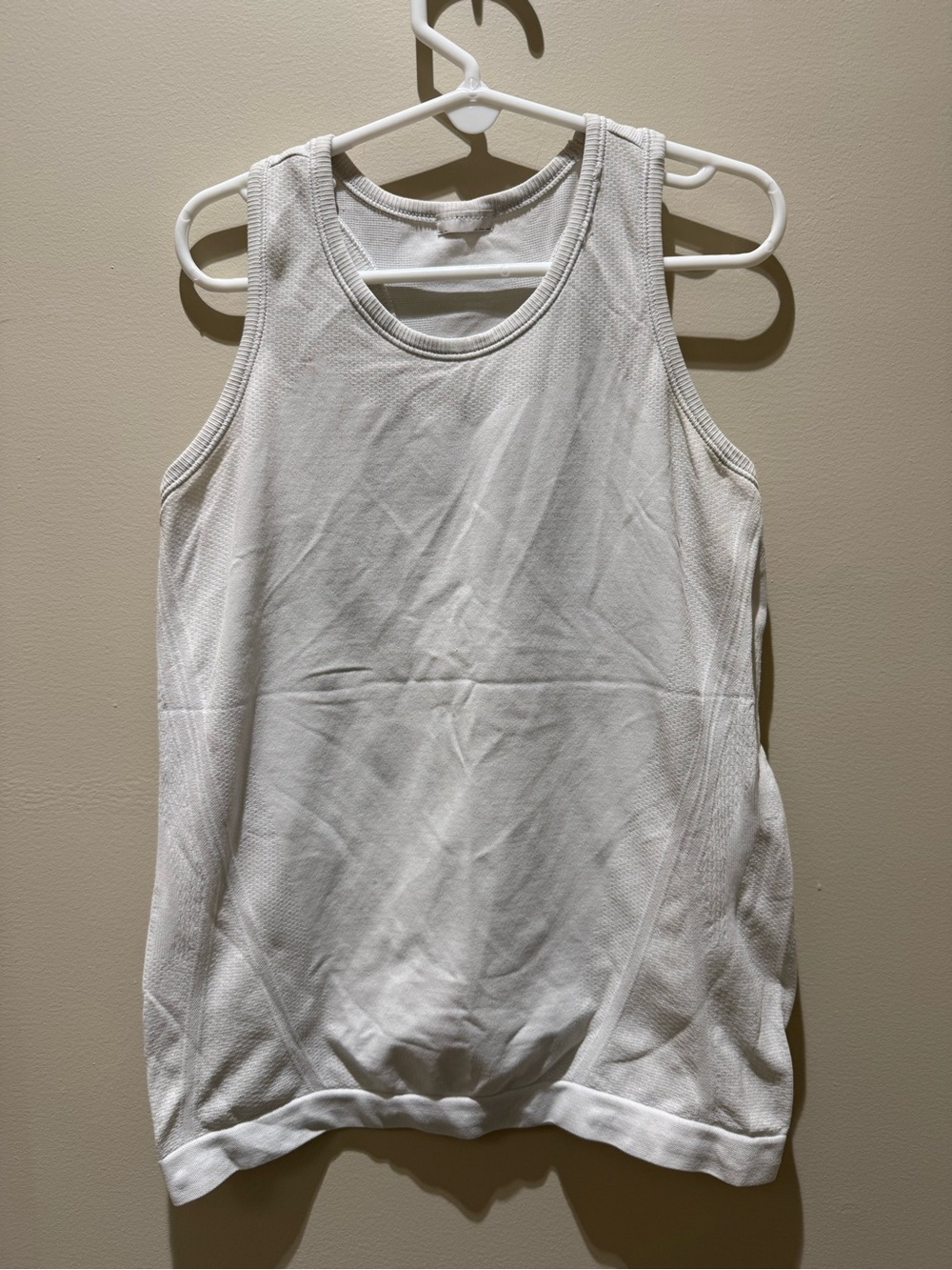 lululemon athletica White Racerback Performance Tank